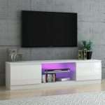High Gloss TV Unit with led lights 55Inch Tv’s