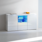 White High Gloss Sideboard / TV Stand 60 Inch TV