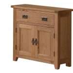 Small Oak Sideboard 2 Doors & 1 Drawer