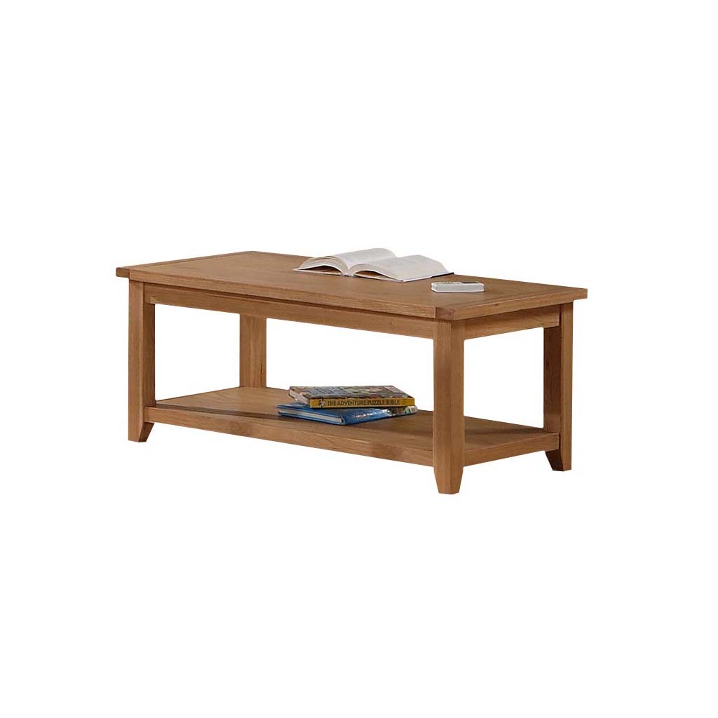 Forester Oak Coffee Table - Oak Castle Furniture