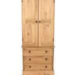 2 Door Corona Wardrobe with Drawer - Elegant Storage Solution
