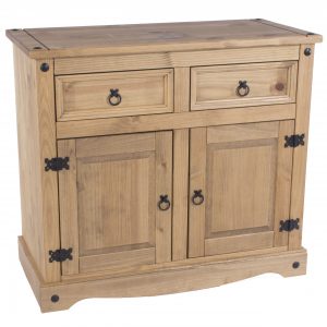 Small Sideboard 2 Doors Premium Pine Furniture