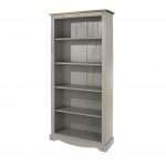 Grey Bookcase Premium Pine Furniture