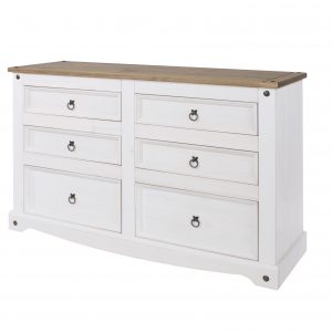 3+3 Chest of Drawers Wide