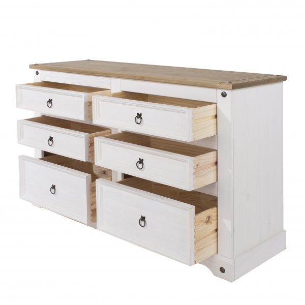 3+3 Chest of Drawers Wide