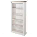 White Bookcase Premium Pine Furniture