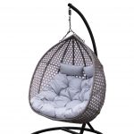 Double Egg Chair in Grey