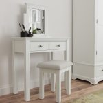 Compact White Dressing Table - Perfect for Small Spaces