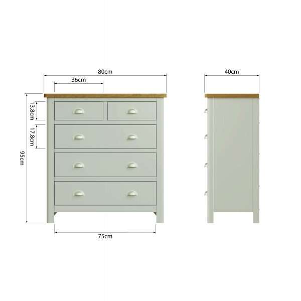Sandy 2 Over 3 Chest of Drawers - Image 10
