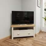 Corner Tv Unit Oak and Grey