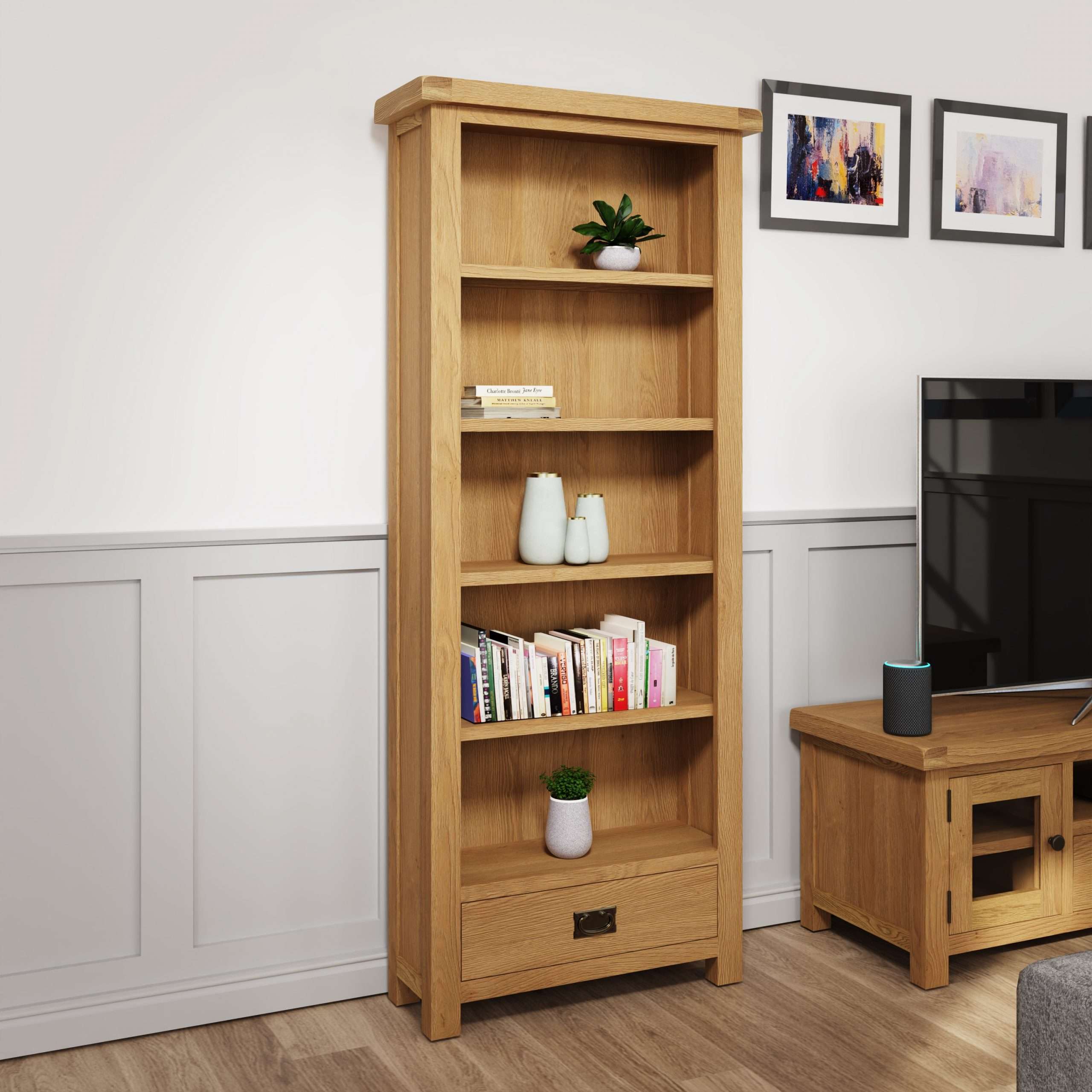 Oak Bookshelf Oak Castle Furniture