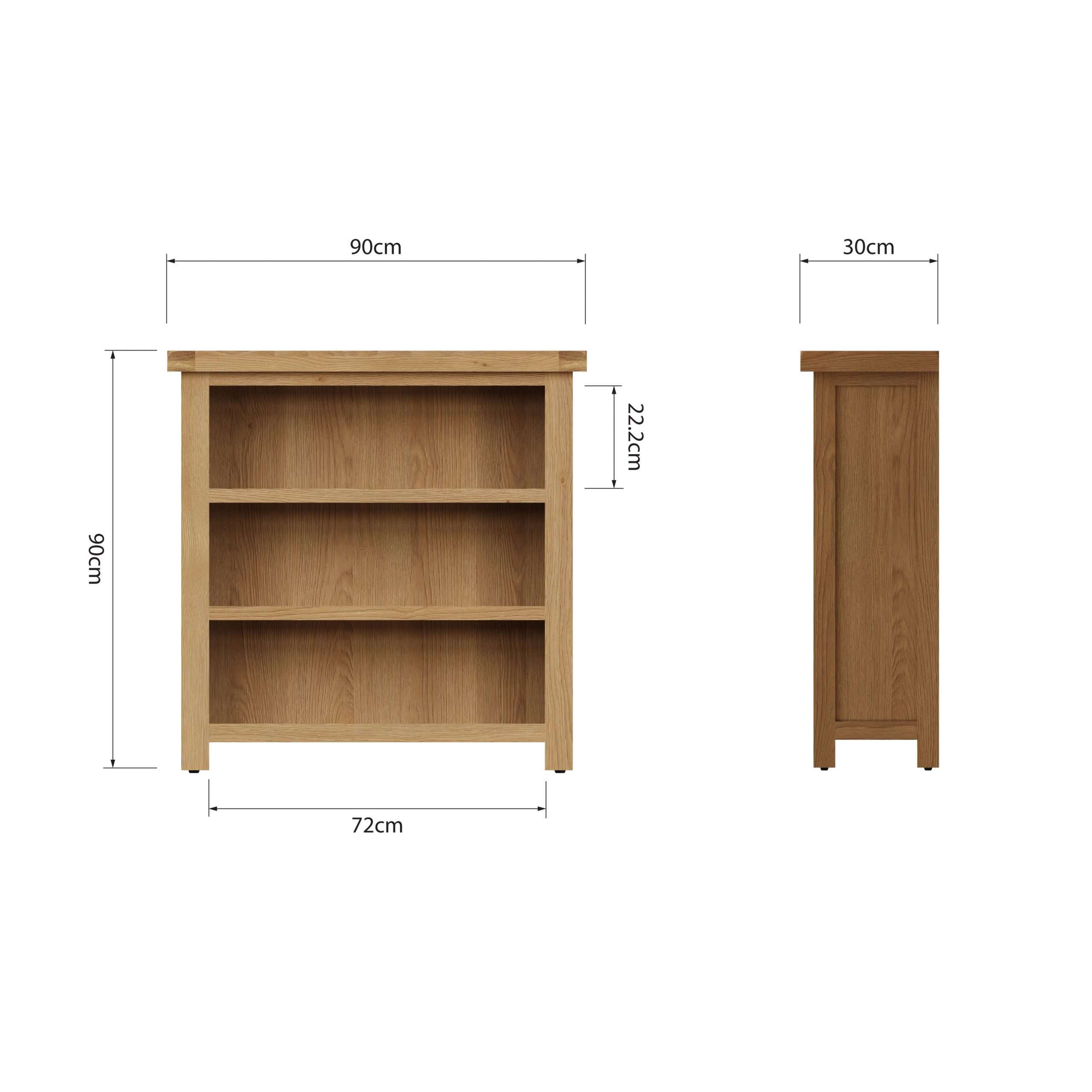 Small Oak Bookcase