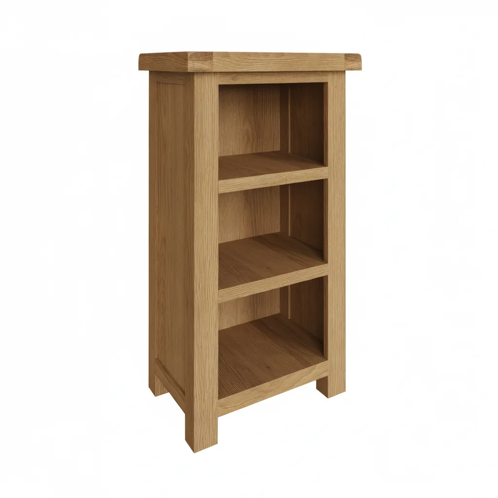 Narrow Oak Shelf Unit
