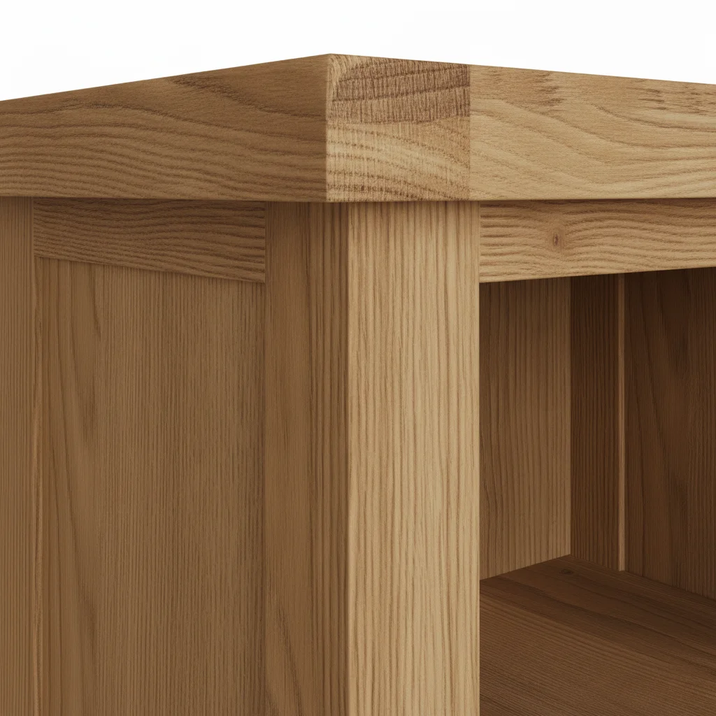 Narrow Oak Shelf Unit