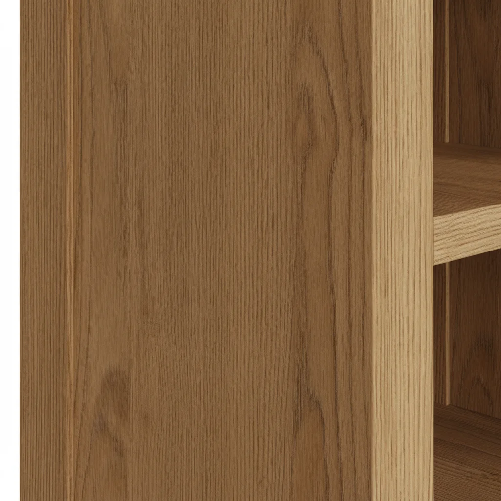 Narrow Oak Shelf Unit