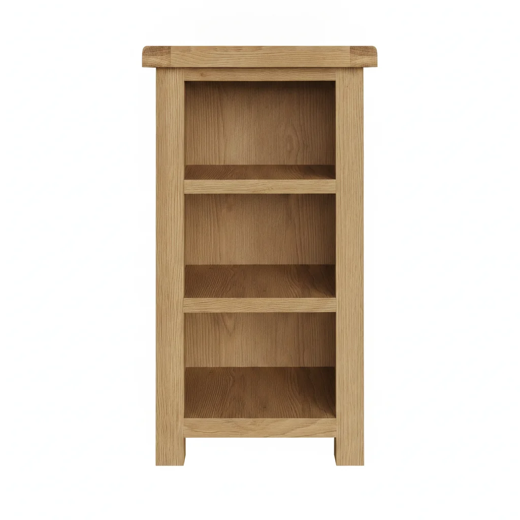 Narrow Oak Shelf Unit