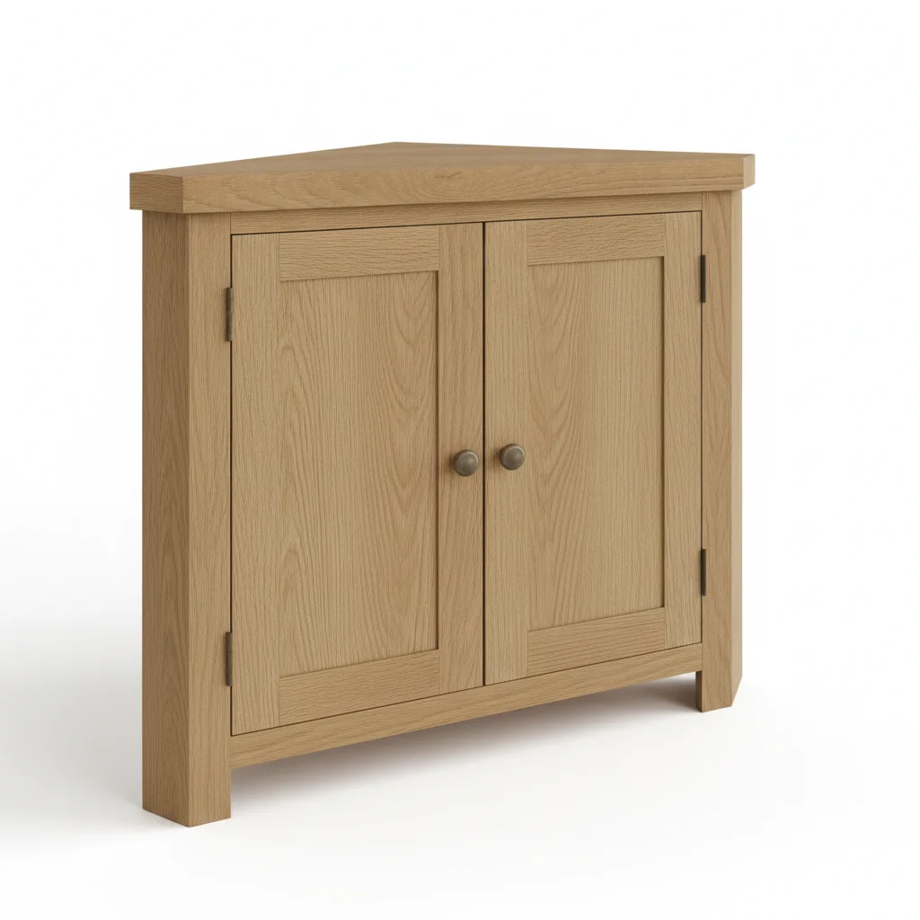 Oak Corner Cupboard