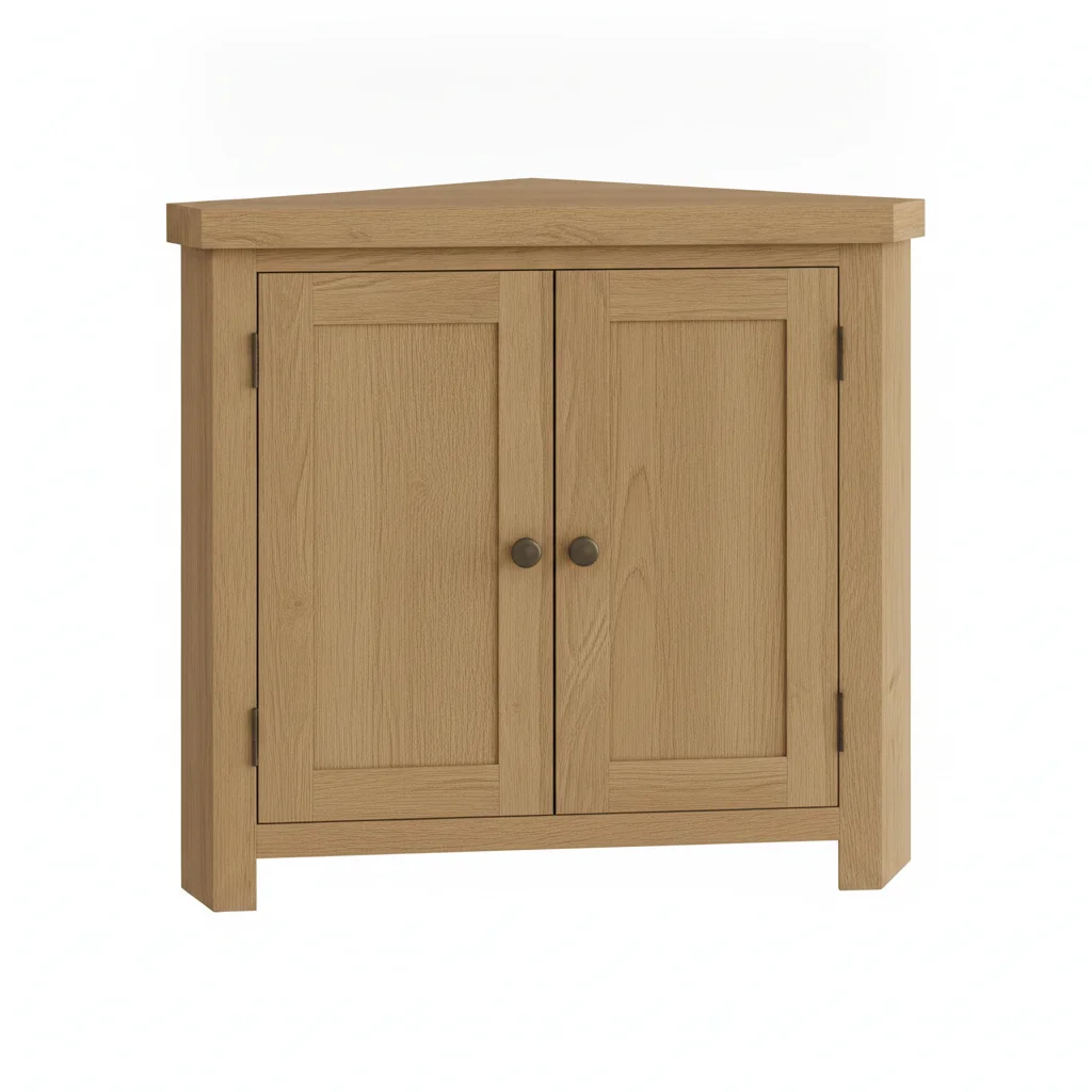 Oak Corner Cupboard