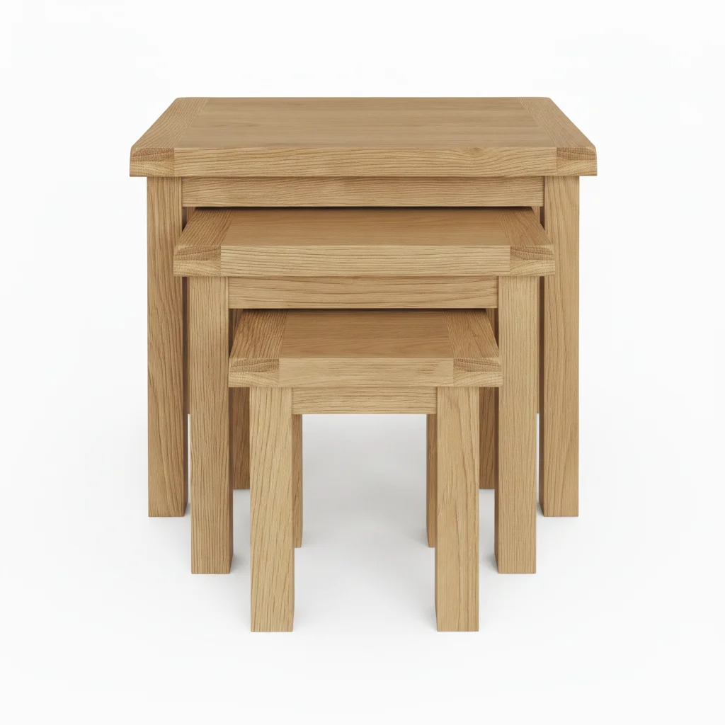 Solid Oak Nesting Tables