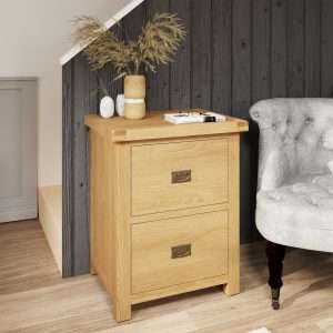 Rustic Oak Sideboard Compact Design