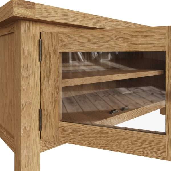 TV Unit With Glass Doors