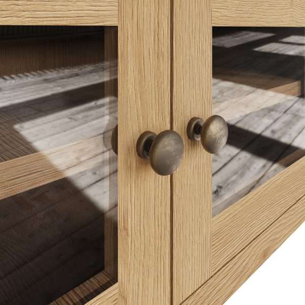 TV Unit With Glass Doors