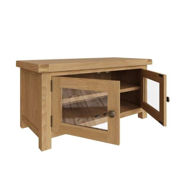 TV Unit With Glass Doors