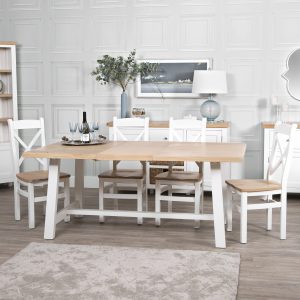 White Extendable Dining Table