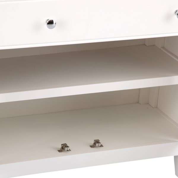 White Narrow Sideboard