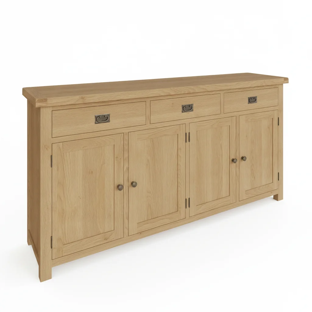 Extra Large Oak Sideboard 200cm