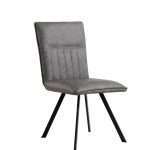 Dining Chair Grey PU