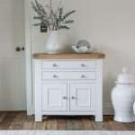 Small Oak Side Board