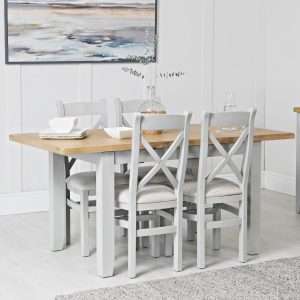 Grey-1.2m Butterfly Extending Table