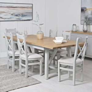 Grey-1.8m Butterfly Extending Table