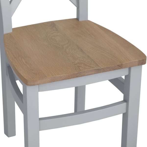 Modern Light Grey Dining Chairs Set for Stylish Dining Spaces - Image 3