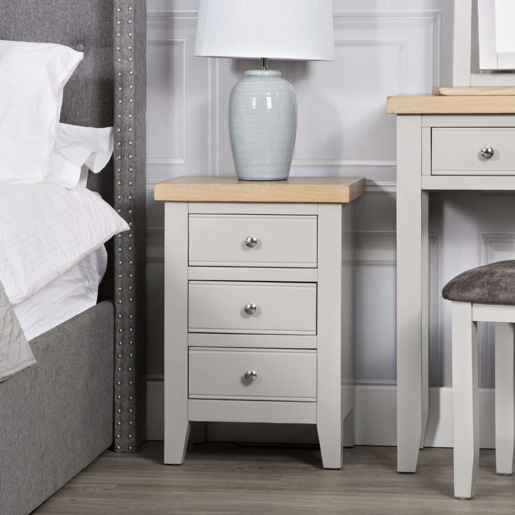 Large Grey Bedside