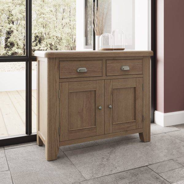 Elegant 2-Door Oak Sideboard