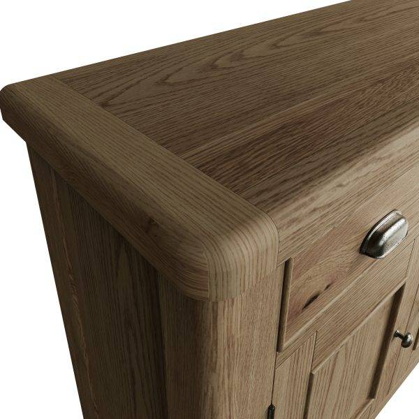 Elegant 2-Door Oak Sideboard - Image 9