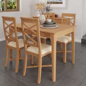 light oak dining tables