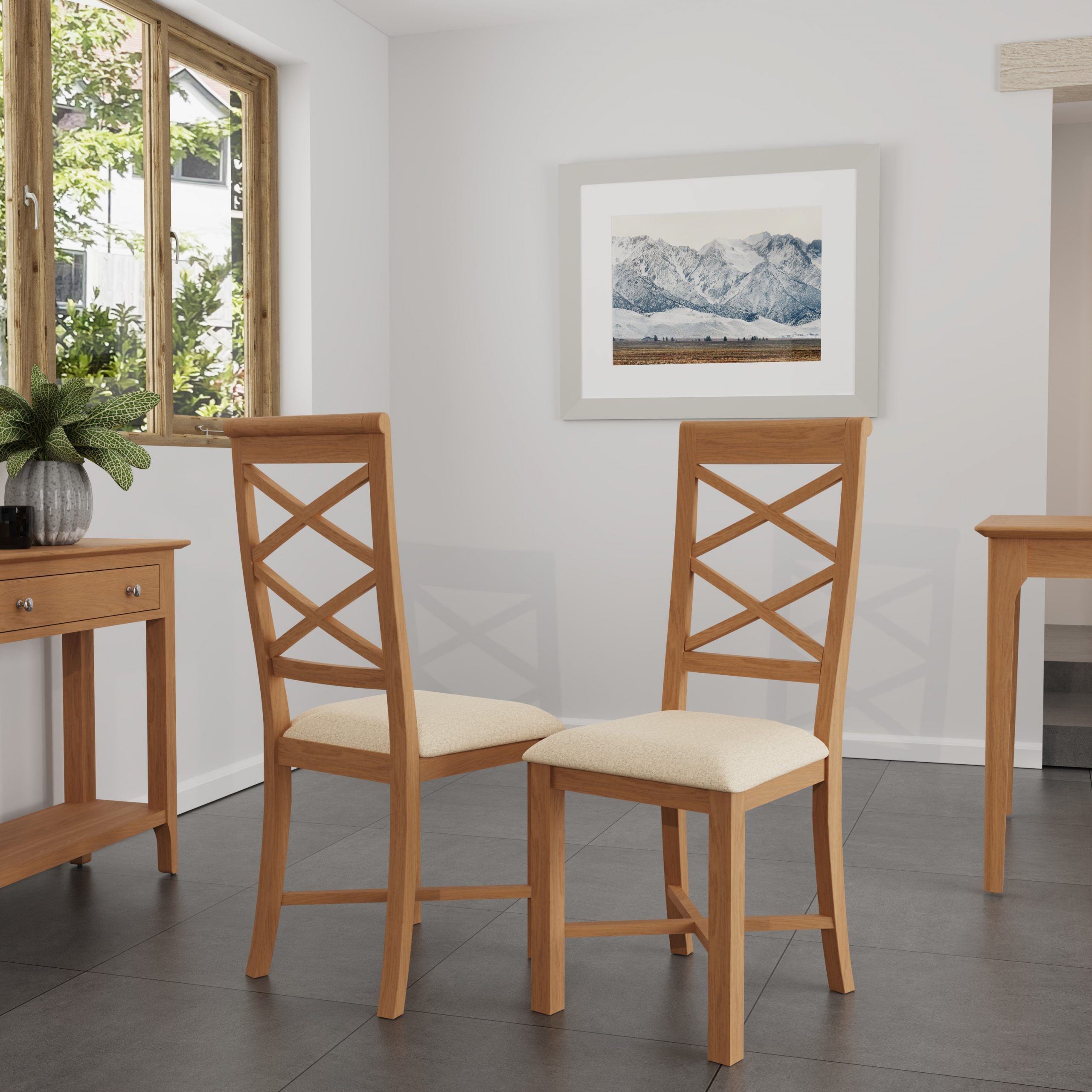 Light Oak Dining Room Chairs
