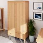 Sleek Oak Wardrobes with Drawers - Organize in Style!