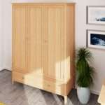 Modern Light Oak Wardrobe with Spacious Storage