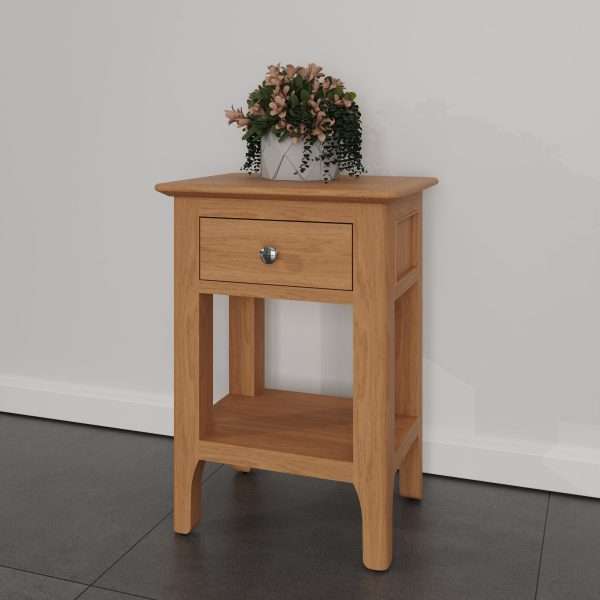 light oak occasional table