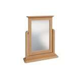 Reflect in Style: Light Oak Dressing Table Mirror