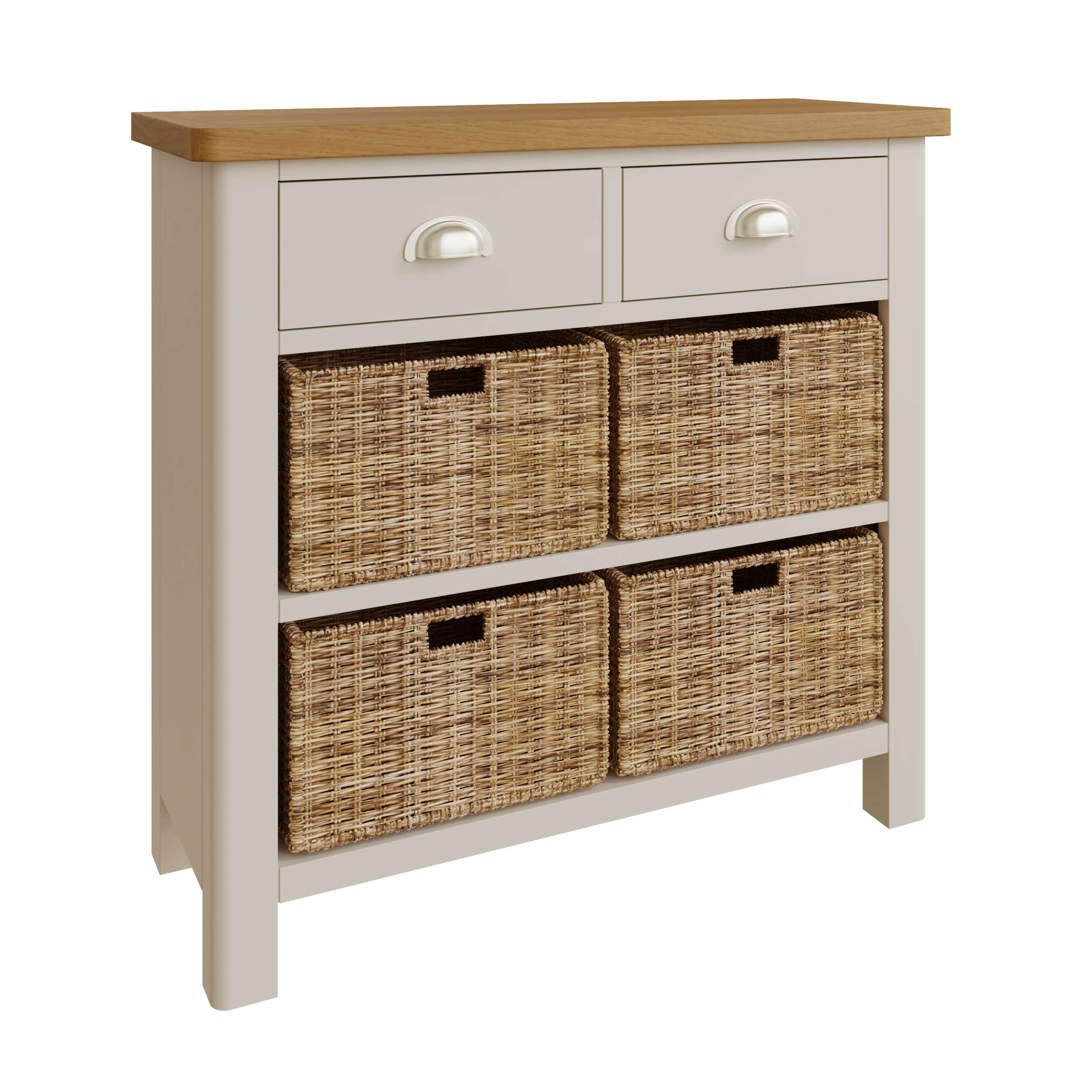 2 Drawer 4 Basket Cabinet - Image 3