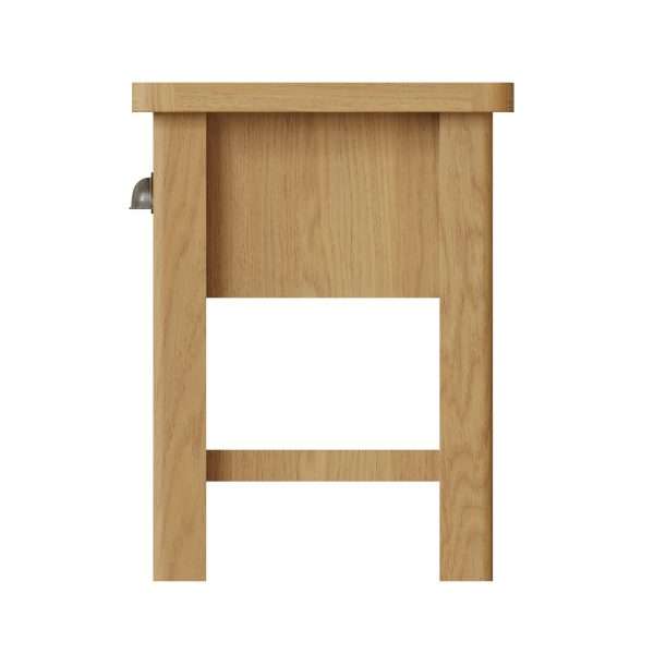 Oak Side Table Small - Rustic Charm for Your Living Space - Image 5