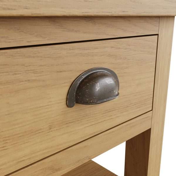 Oak Side Table Small - Rustic Charm for Your Living Space - Image 6