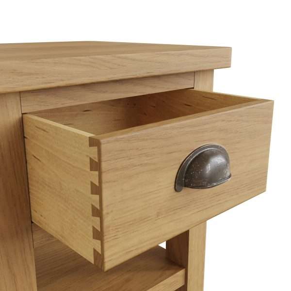 Oak Side Table Small - Rustic Charm for Your Living Space - Image 7