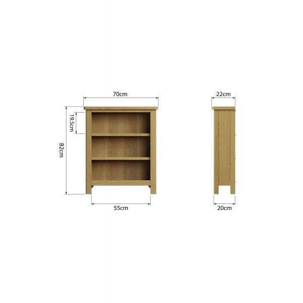 Small Wide Bookcase - Image 8