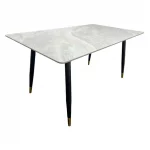 1.2m Dining Table with Stunning Marble Effect Top